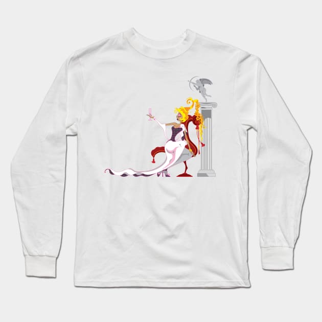 Venus & Eros Long Sleeve T-Shirt by The Cuban Witch